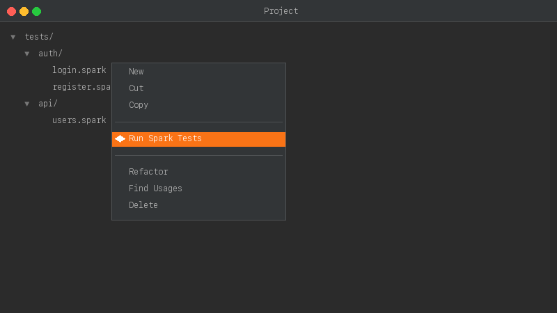 Context menu